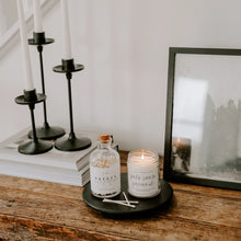 Load image into Gallery viewer, Black Wood Pedestal Stand