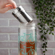 Load image into Gallery viewer, Wild Riders Glass Tea Infuser Bottle