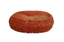 Load image into Gallery viewer, Velvet Round Cushion - Rust