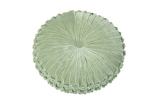 Load image into Gallery viewer, Velvet Round Cushion - Pistachio