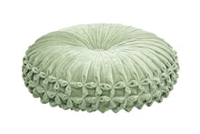 Load image into Gallery viewer, Velvet Round Cushion - Pistachio