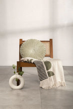 Load image into Gallery viewer, Velvet Round Cushion - Pistachio