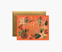 Load image into Gallery viewer, Rifle Paper Co. Poinsettia Holiday Card