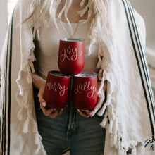 Load image into Gallery viewer, Jolly Metal Wine Tumbler