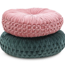 Load image into Gallery viewer, Velvet Round Cushion - Blush