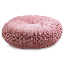 Load image into Gallery viewer, Velvet Round Cushion - Blush