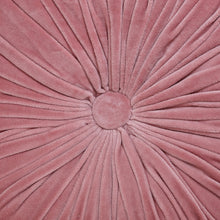 Load image into Gallery viewer, Velvet Round Cushion - Blush