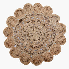 Load image into Gallery viewer, Flora Jute Rug, Natural
