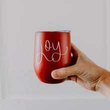 Load image into Gallery viewer, Joy Metal Wine Tumbler