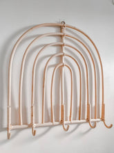 Load image into Gallery viewer, Rattan Rainbow Wallhook