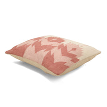 Load image into Gallery viewer, Rosette Kilim Pillow, Blush
