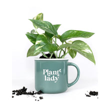 Load image into Gallery viewer, Plant Lady Stoneware Coffee Mug