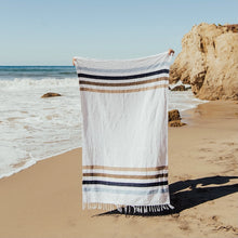 Load image into Gallery viewer, Coastal Sustainable Throw Blanket
