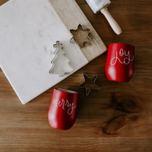 Load image into Gallery viewer, Joy Metal Wine Tumbler