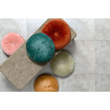 Load image into Gallery viewer, Velvet Round Cushion - Clay