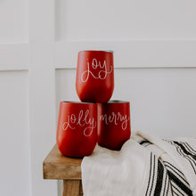 Load image into Gallery viewer, Joy Metal Wine Tumbler
