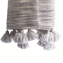 Load image into Gallery viewer, Watercolor Abstract Woven Throw - Gray