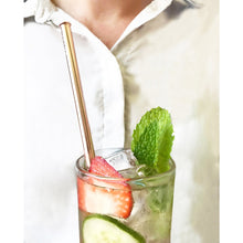 Load image into Gallery viewer, Eco Friendly Reusable 6 pc Straw Set - Blossom