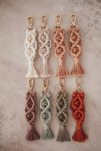 Load image into Gallery viewer, Macrame Tassel Keychain