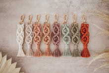 Load image into Gallery viewer, Macrame Tassel Keychain