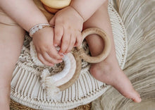 Load image into Gallery viewer, Rainbow Macrame Teether