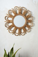 Load image into Gallery viewer, Rattan Mirror