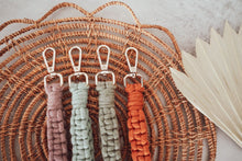 Load image into Gallery viewer, Macrame Wristlet Keychain