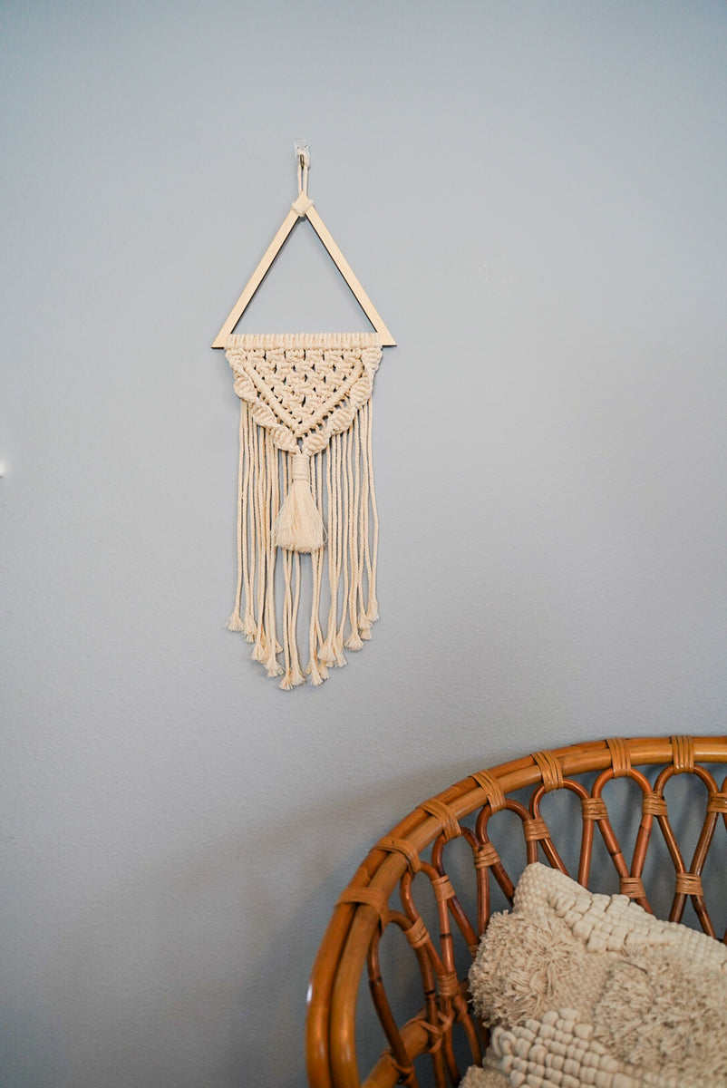 Unity Triangle Macrame Wall Hangings – Natura Decors