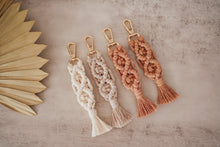 Load image into Gallery viewer, Macrame Tassel Keychain
