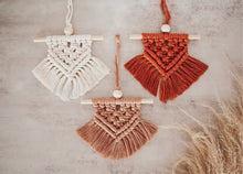 Load image into Gallery viewer, Mini Macrame Wall Hanging