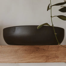 Load image into Gallery viewer, Black Decorative Wood Bowl
