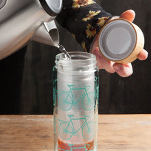 Load image into Gallery viewer, Wild Riders Glass Tea Infuser Bottle
