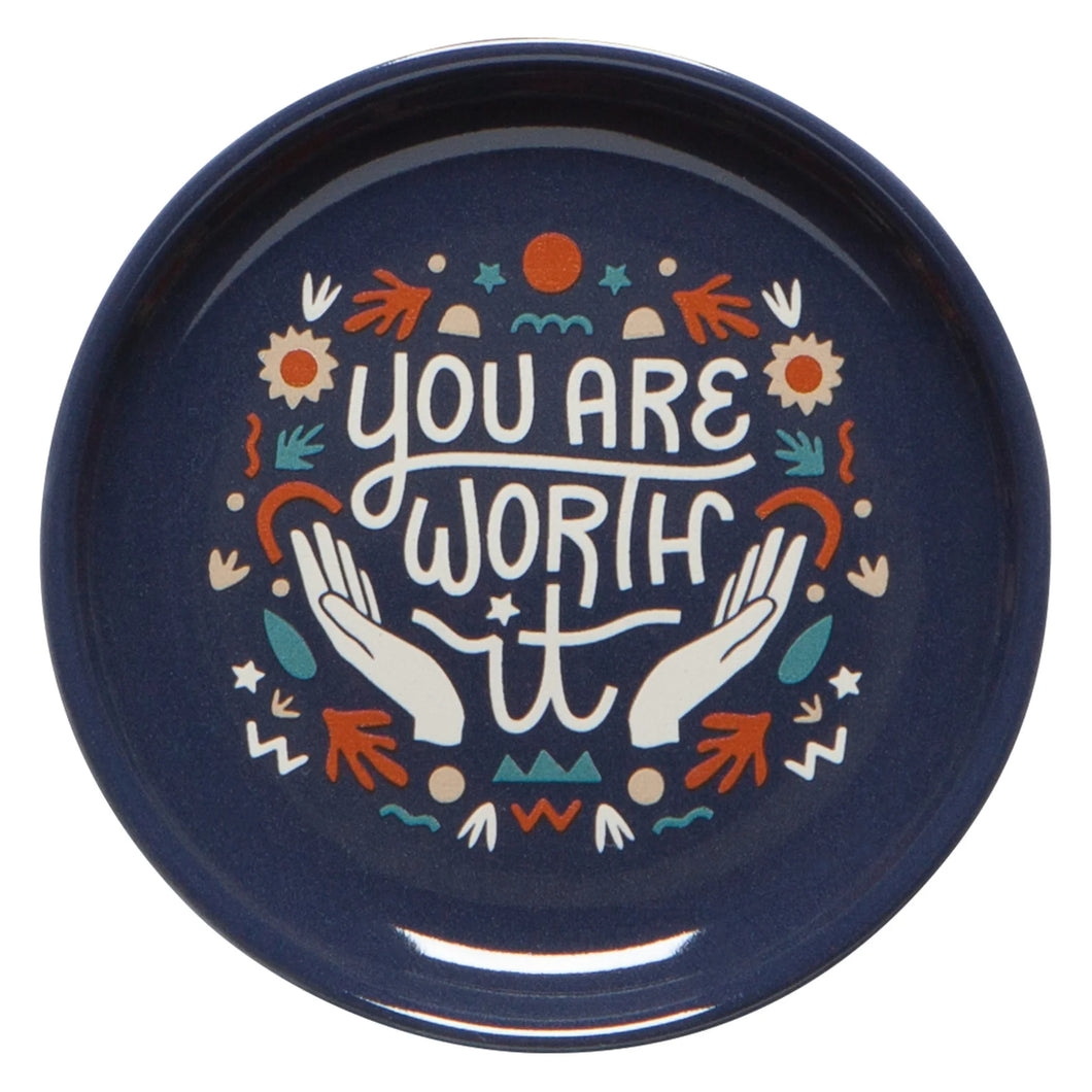 You Are Worth It Trinket Tray