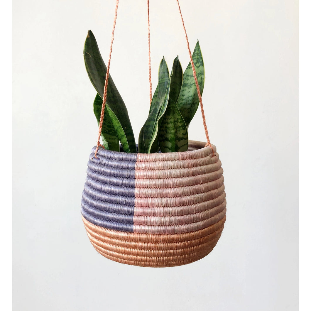 woven plant basket hanging Rukoli Hanging Woven Planter – Knot & Home