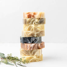 Load image into Gallery viewer, Organic Bar Soap - Tea Tree &amp; Charcoal
