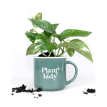 Load image into Gallery viewer, Plant Lady Stoneware Coffee Mug
