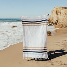 Load image into Gallery viewer, Coastal Sustainable Throw Blanket
