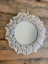 Load image into Gallery viewer, Macrame Wall Decorative Mirror
