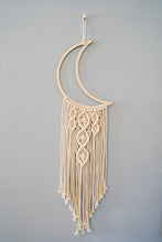 Load image into Gallery viewer, Luna Crescent Macrame Wall Hanging
